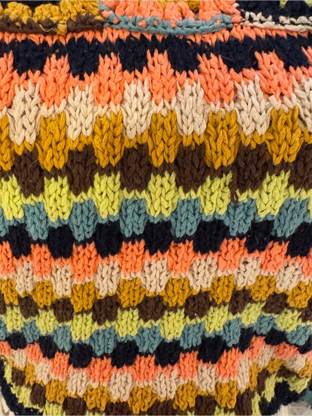 Free People Crochet-Pattern Women’s Sweater - Picture 3 of 7